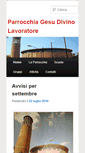 Mobile Screenshot of parrocchiagesudivinolavoratore.it